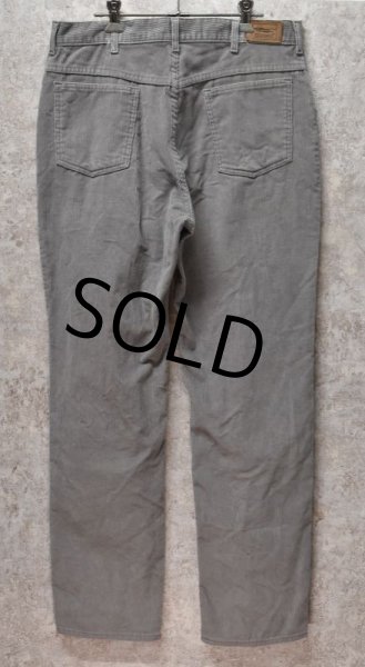 画像4: 90's【USA製】【ビンテージ】【L.L.Bean】ＬＬビーン【グレー】【コーデュロイパンツ】【35x32】  (4)