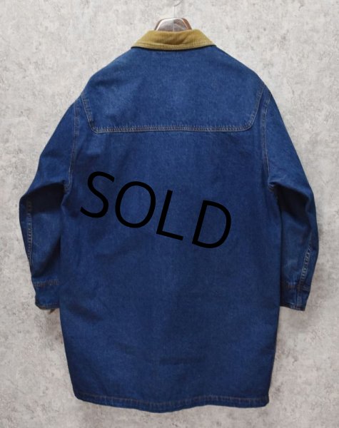 画像3: 【ビンテージ】【VENEZIA】【トグル付きデニムコート】デニムジャケット【ダッフルコート】【サイズ18/20】  (3)