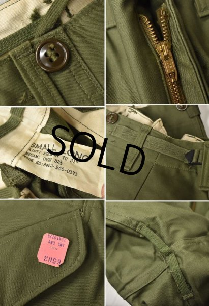 画像4: 【デッドストック】50's【米軍実物】【M-51】【フィールドトラウザーズ】【カーゴパンツ】【S-Long】  (4)
