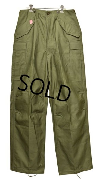 画像2: 【デッドストック】50's【米軍実物】【M-51】【フィールドトラウザーズ】【カーゴパンツ】【S-Long】  (2)
