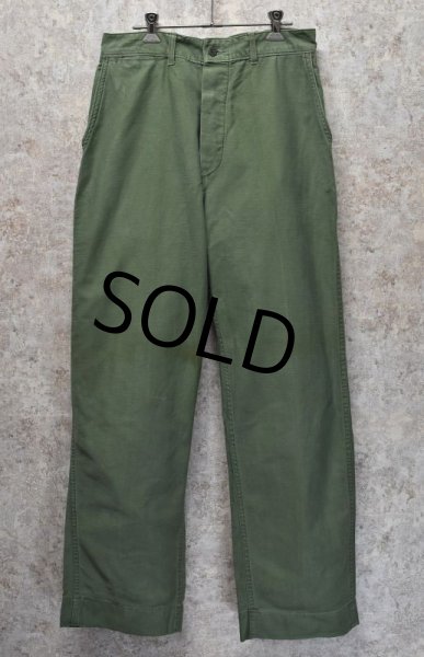 画像2: 50's〜【ビンテージ】【米軍実物】USMC【P58】P-58【ユーティリティパンツ】【W32程度】  (2)