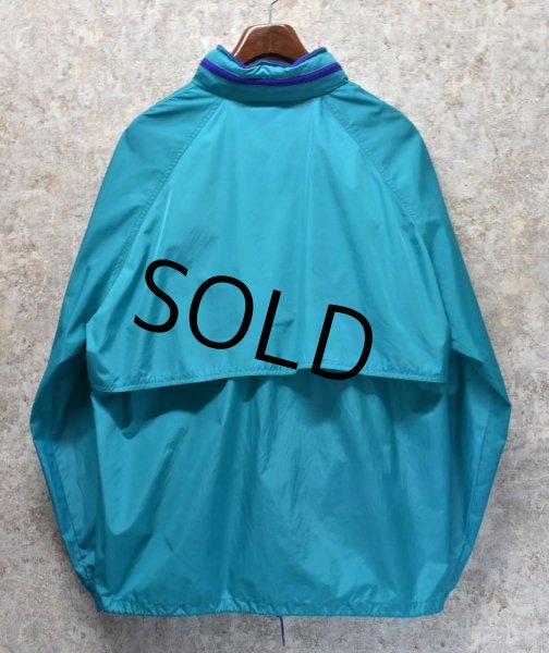 画像3: 【ビンテージ】【WOOLRICH】【ウールリッチ】【エメラルドグリーン×紫】【蛍光オレンジ】 【ナイロンジャケット】【サイズXL】  (3)