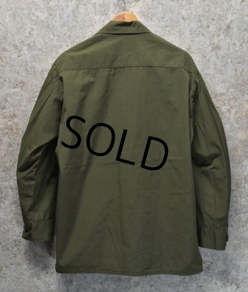 画像3:  70's【ビンテージ】【米軍実物】【リップストップ】【ジャングルファティーグジャケット】【ファティーグジャケット】【M-short】  (3)