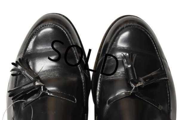 画像3: ビンテージ【FLORSHEIM】【フローシャイム】【ロイヤルインペリアル】【黒】【タッセルローファー】【9 1/2 EEE】【27.5cm程度】  (3)