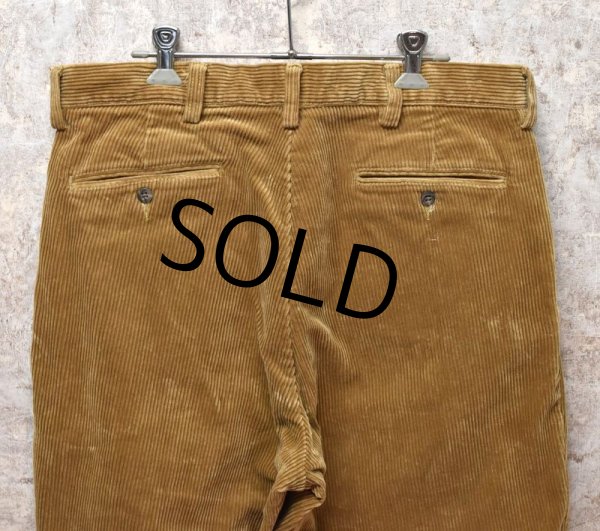 画像5: 【ラルフローレン】POLO RALPH LAUREN【ライトブラウン】【２タック】【コーデュロイパンツ】【35X30】  (5)