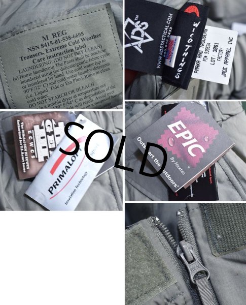 画像3: 【デッドストック】U.S.ARMY【ECWCS】【GENIII】【ワイルドシングス製】【レベル７】【プリマロフトパンツ】【M-R】  (3)