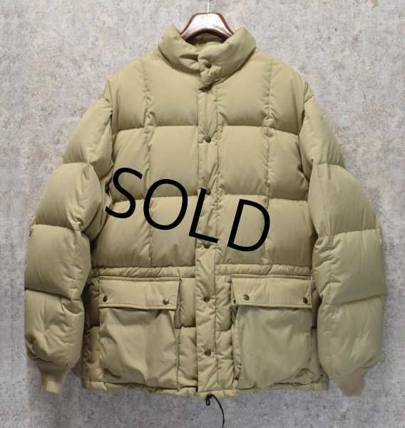 画像1: 80s~【USA製】【ビンテージ】【Eddie Bauer】【エディーバウアー】【ベージュ】【ダウンジャケット】【サイズＸＬ】  (1)