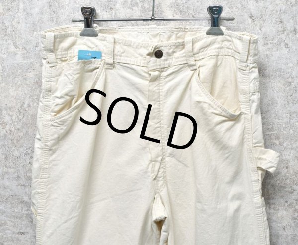 画像6: 【USA製】【ビンテージ】【生成り】【タロン42ジップ】【ペインターパンツ】【ワークパンツ】【W32程度】  (6)