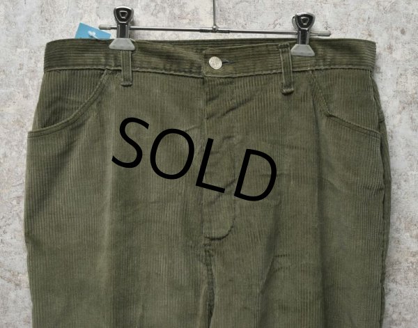 画像5: ~80's【ビンテージ】【SEARS】シアーズ【オリーブグリーン】タロン42ジップ【コーデュロイパンツ】W32程度  (5)