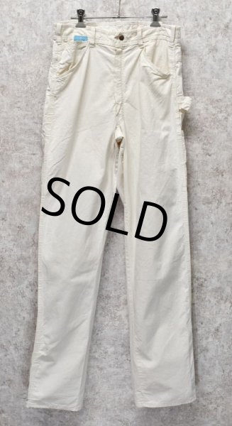 画像3: 【USA製】【ビンテージ】【生成り】【タロン42ジップ】【ペインターパンツ】【ワークパンツ】【W32程度】  (3)