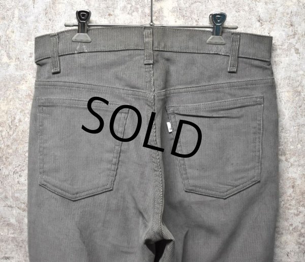 画像5: デッドストック【USA製】【ビンテージ】【LEVI'S】【リーバイス】【グレー】【519】【コーデュロイパンツ】【サイズ32×32】  (5)