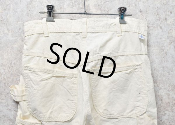 画像5: 【USA製】【ビンテージ】【生成り】【タロン42ジップ】【ペインターパンツ】【ワークパンツ】【W32程度】  (5)
