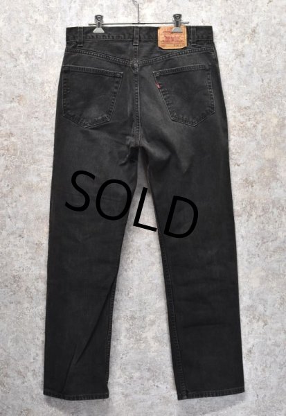 画像4: 【USA製】【ビンテージ】【LEVI'S】【リーバイス５０５】505【黒】【デニムパンツ】ブラックデニム【34ｘ32】  (4)