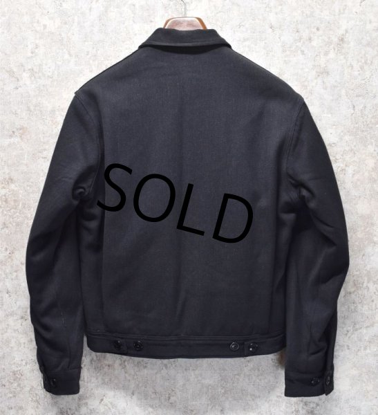 画像3: 60’s【デッドストック】【ビンテージ】【TROYブランケットライナー付き】【コットンウィップコードワークジャケット】【ジップアップブルゾン】【US38】  (3)