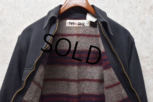 画像4: 60’s【デッドストック】【ビンテージ】【TROYブランケットライナー付き】【コットンウィップコードワークジャケット】【ジップアップブルゾン】【US38】  (4)