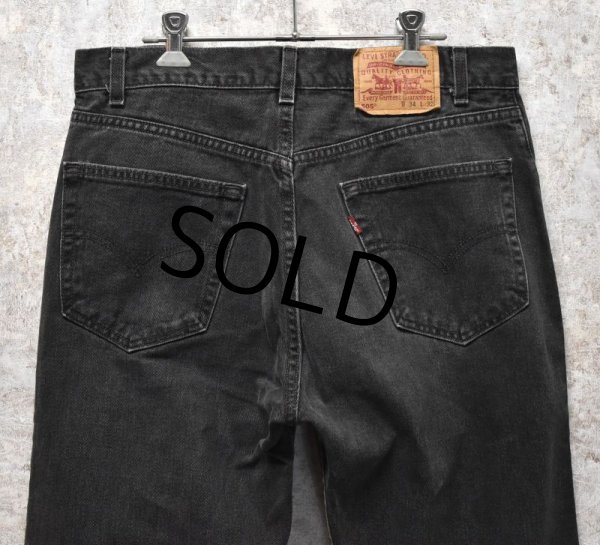 画像5: 【USA製】【ビンテージ】【LEVI'S】【リーバイス５０５】505【黒】【デニムパンツ】ブラックデニム【34ｘ32】  (5)