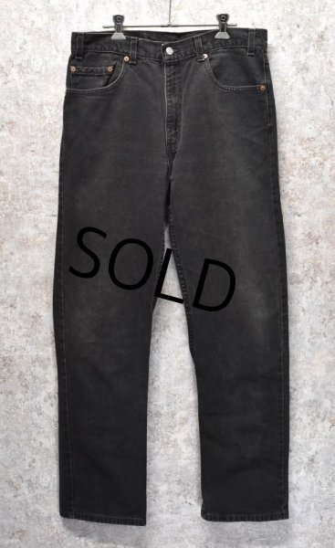画像2: 【USA製】【ビンテージ】【LEVI'S】【リーバイス５０５】505【黒】【デニムパンツ】ブラックデニム【34ｘ32】  (2)