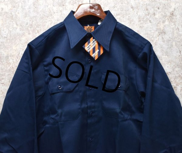 画像5: USA製【デッドストック】【ビンテージ】【BIG BEN by wrangler】【ビッグベン】【紺】【ワークシャツ】【15-15 1/2M】   (5)