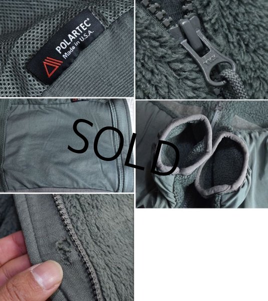 画像2: 【米軍実物】【GEN3】ECWCS  Level3【Polartec】【ポーラテックフリース】フォリッジグリーン【サイズM程度】  (2)