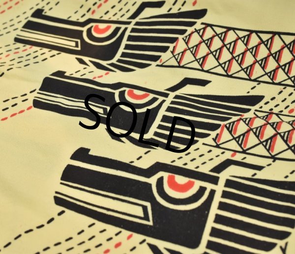 画像2: 【デッドストック】【ビンテージ】【BEIJING】【北京】【中国】黄色【ドラゴンプリント】【トートバッグ】  (2)