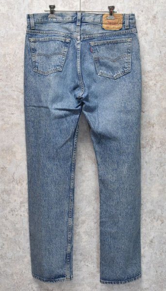 画像5: 【ビンテージ】【USA製】【LEVI'S】【リーバイス501】501【ケミカルウォッシュ】【デニムパンツ】【33x33】  (5)