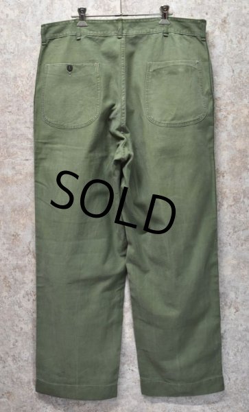画像4: 50's【ビンテージ】【米軍実物】USMC【P-58】【ユーティリティーパンツ】【W37程度】   (4)