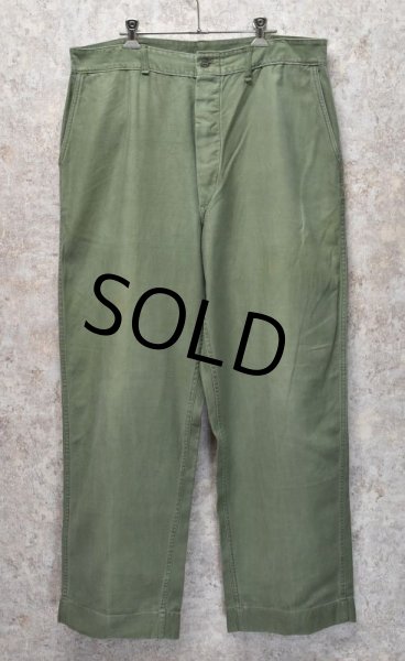 画像3: 50's【ビンテージ】【米軍実物】USMC【P-58】【ユーティリティーパンツ】【W37程度】   (3)