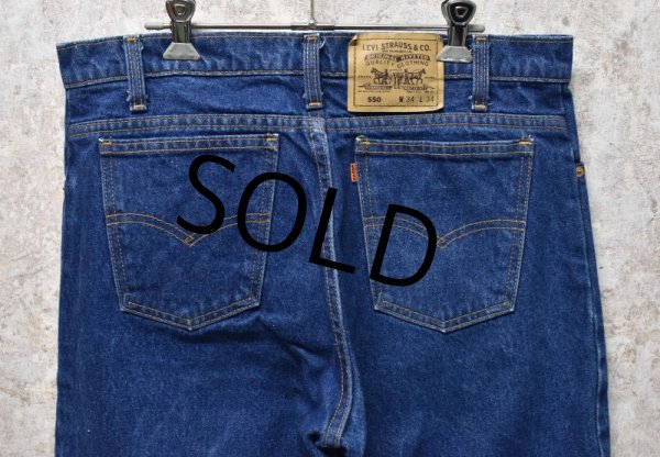 画像6: 【90's】USA製【ビンテージ】【LEVI'S】【リーバイス５５０】550【オレンジタブ】【テーパード】【リラックスフィット】【デニムパンツ】【34Ｘ34】  (6)