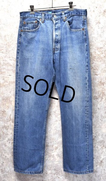 画像3: 【90's】【USA製】【ビンテージ】【LEVI'S】【リーバイス501】501【デニムパンツ】【32x34】  (3)
