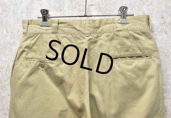 画像5: 【60's】【ビンテージ】米軍実物【U.S.ARMY】【チノパンツ】【チノパン】【32ｘ31】  (5)