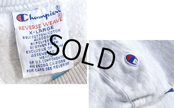 画像2: 90’s~ビンテージ【チャンピオン】【Champion】【リバースウィーブ】【サッカーボール】【F＆M SOCCER】【スウェット】【サイズXL】  (2)