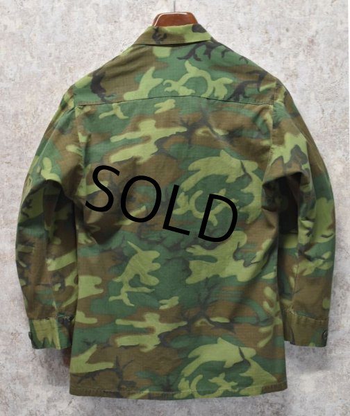 画像3: 【ビンテージ】【60's】【米軍実物】【ＥＲＤＬ】リップストップ【ジャングルファティーグジャケット】【ファティーグシャツ】【XS-SHORT】  (3)
