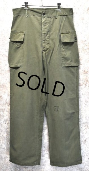 画像4: 【40s】【ビンテージ】米軍実物【U.S.ARMY】【M-43】【HBTパンツ】【13スターボタン】【フィールドパンツ】【34ｘ33】  (4)