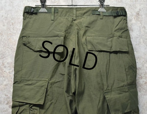 画像5: 【デッドストック】【60's】【米軍実物】【ビンテージ】 【U.S.ARMY】【リップストップ】【ジャングルファティーグパンツ】【S-R】  (5)