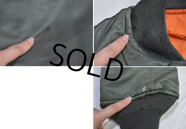 画像4: 60's【ビンテージ】【米軍実物】USAF 【アルファ製造】【MA-1】【8279D】【ALPHA】 【サイズＭ】  (4)