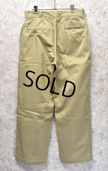 画像4: 【60's】【ビンテージ】米軍実物【U.S.ARMY】【チノパンツ】【チノパン】【32ｘ31】  (4)