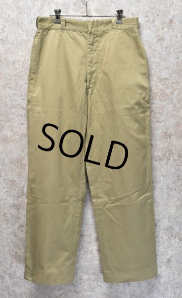画像3: 【60's】【ビンテージ】米軍実物【U.S.ARMY】【チノパンツ】【チノパン】【32ｘ31】  (3)
