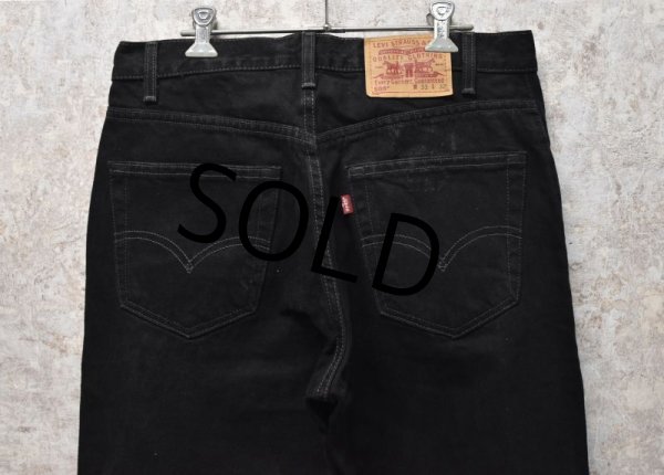 画像6: 【ビンテージ】【LEVI'S】【リーバイス５０５】505【黒】【デニムパンツ】ブラックデニム【33ｘ32】  (6)
