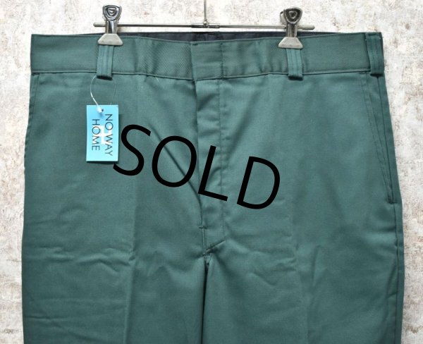 画像6: 80's【デッドストック】【ビンテージ】【タロン42ジップ】【裏地付き】緑【ワークパンツ】【W35程度】  (6)