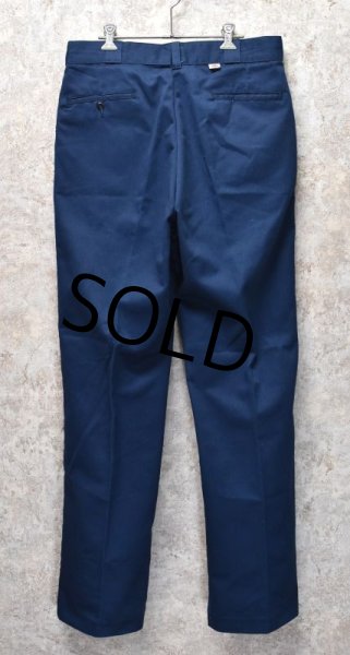 画像4: 【80's】USA製【ビンテージ】【ディッキーズ】【Dickeis】【紺・ネイビー】【ワークパンツ】【３４×３６】  (4)