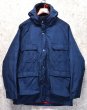 画像1: 80's【USA製】【ビンテージ】【ＬＬビーン】【L.L.bean】【紺×赤チェック】【Baxter State Parka】バクスター ステート パーカー【マウンテンパーカー】【サイズＬ】  (1)