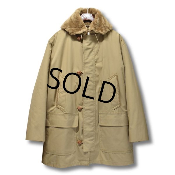 画像4: ~80's【USA製】【ビンテージ】【MIGHTY MAC】【マイティーマック】ラビットフード【裏ボア付きコート】【US46L】  (4)