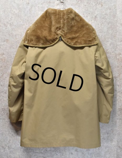 画像7: ~80's【USA製】【ビンテージ】【MIGHTY MAC】【マイティーマック】ラビットフード【裏ボア付きコート】【US46L】  (7)