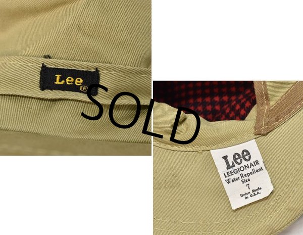 画像2: 50's ~【デッドストック】【ビンテージ】【Lee】リー【ワークキャップ】【サイズ7】５５センチ程度  (2)