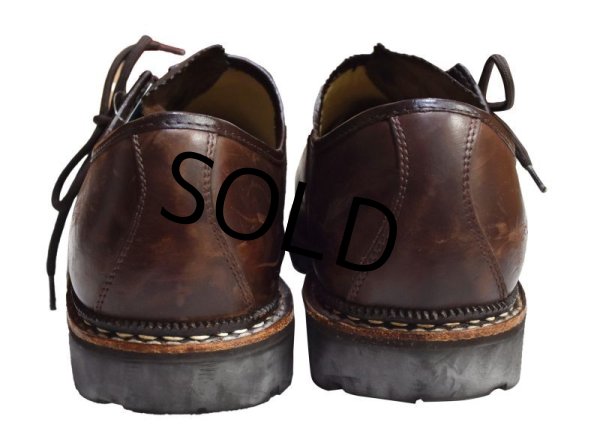 画像4: 【ビンテージ】【MAINDL】【マインドル】ブラウン【サイドレース】レザーシューズ【サイズ43】【28cm程度】  (4)