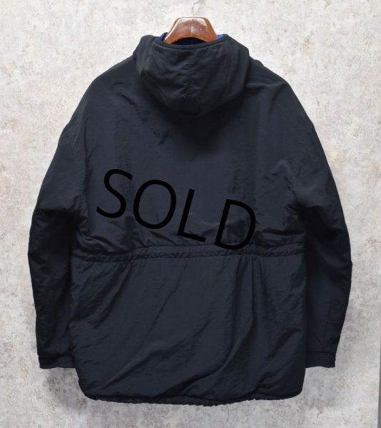 画像3: 90's【ビンテージ】【PADI sports wear】【パディ スポーツウェア】【黒ｘ青】フリースパーカー【マウンテンパーカー】【ポーラテックフリース】【サイズＳ】  (3)