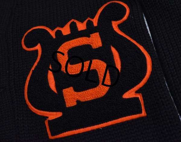 画像4: ~60's【ビンテージ】【THE NIXSON COMPANY】【ザ ニクソン カンパニー】【黒】【ウール】【レタードカーディガン】  (4)