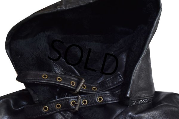 画像5: 90's~【USA製】【ビンテージ】【MARTANI】【マルターニ】【黒】ボマージャケット【襟ボア】レザージャケット【サイズXL】  (5)