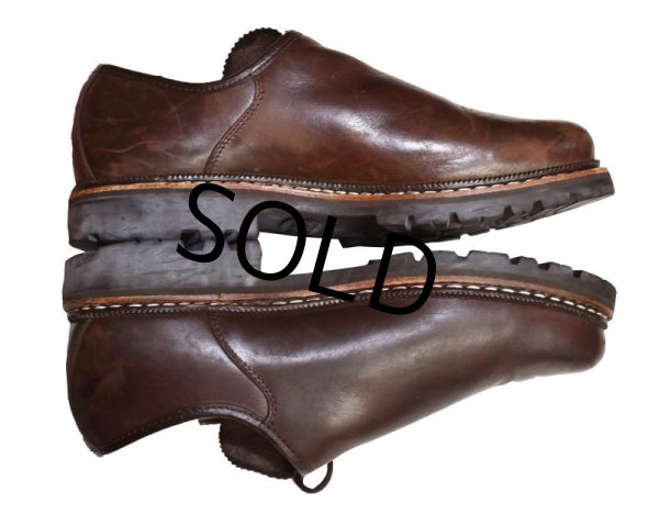 画像5: 【ビンテージ】【MAINDL】【マインドル】ブラウン【サイドレース】レザーシューズ【サイズ43】【28cm程度】  (5)