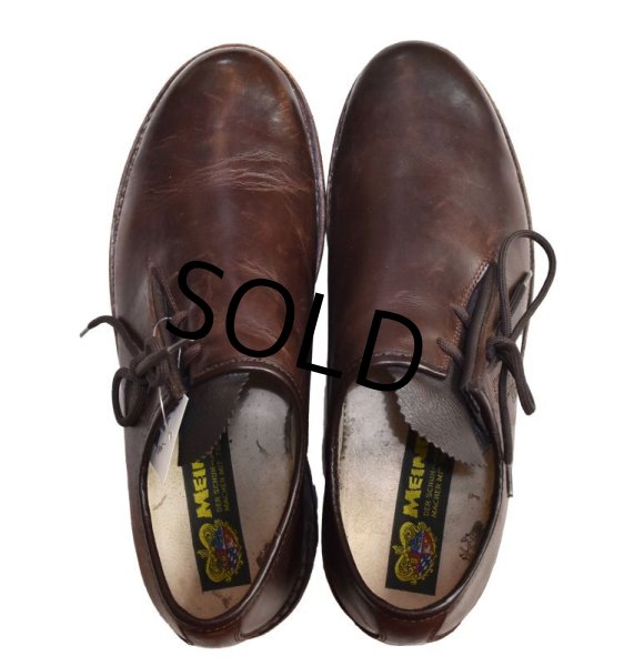 画像6: 【ビンテージ】【MAINDL】【マインドル】ブラウン【サイドレース】レザーシューズ【サイズ43】【28cm程度】  (6)